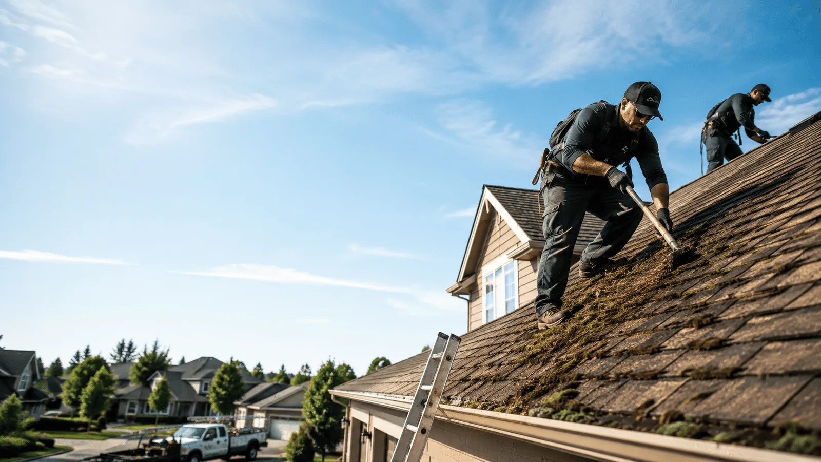 Roof Moss Removal in Bellwood, IL near me